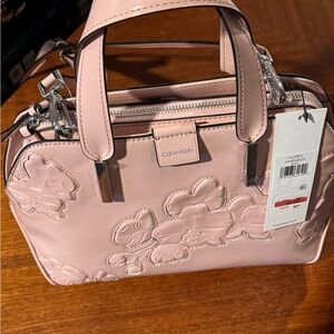 Calvin Klein Blush Floral Satchel